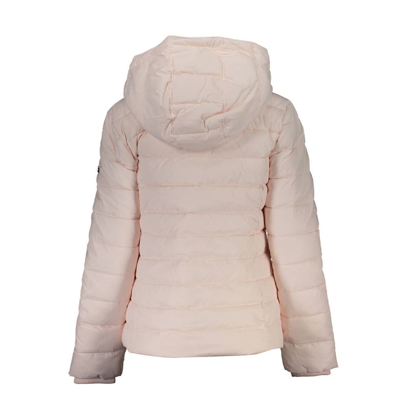 Pink Polyester Women Jacket Tommy Hilfiger