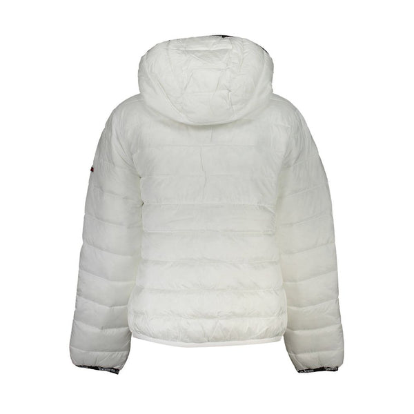 White Polyester Women Jacket Tommy Hilfiger