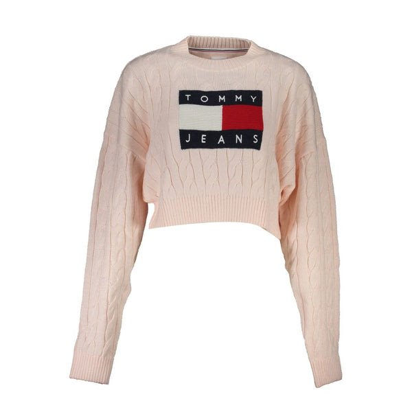 Pink Polyester Women Sweater Tommy Hilfiger