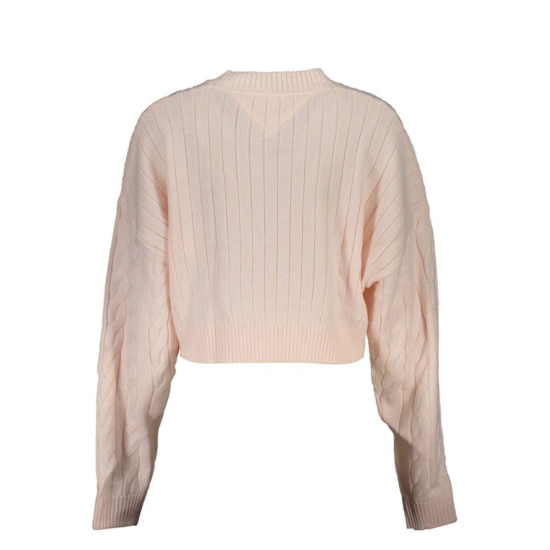 Pink Polyester Women Sweater Tommy Hilfiger