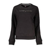 Black Cotton Women Sweater Tommy Hilfiger