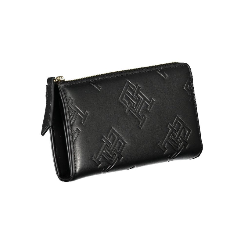 Elegant Zip Wallet with Contrasting Accents Tommy Hilfiger