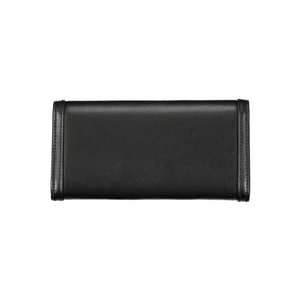 Elegant Black Dual-Compartment Wallet Tommy Hilfiger