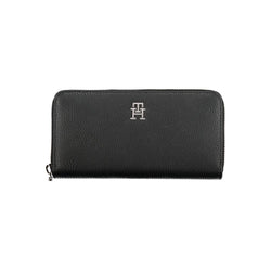 Sleek Black Multipurpose Wallet Tommy Hilfiger