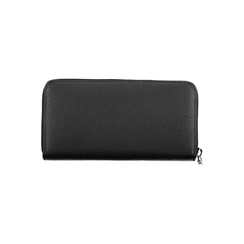 Sleek Black Multipurpose Wallet Tommy Hilfiger