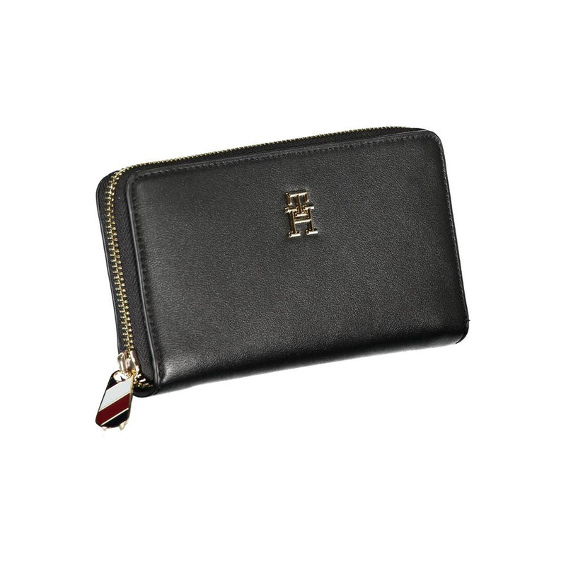 Sleek Polyester Blend Zip Wallet Tommy Hilfiger