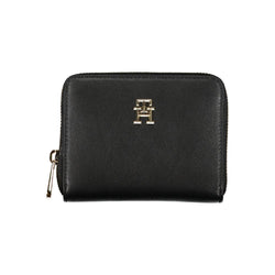 Elegant Black Multi-Compartment Wallet Tommy Hilfiger