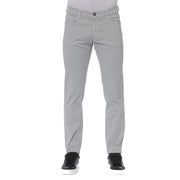 Gray Cotton Men Jeans Trussardi Jeans