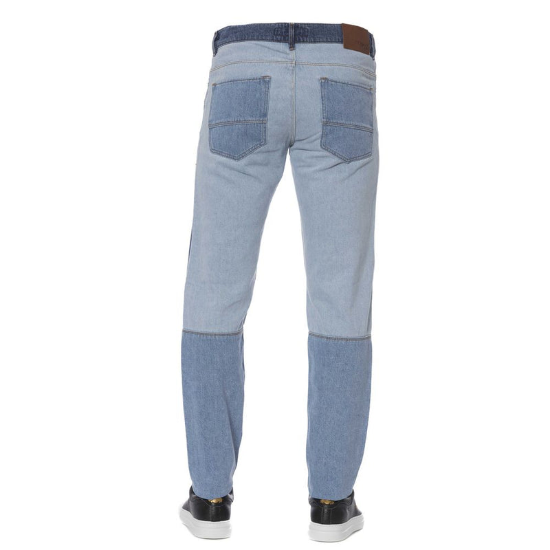 Blue Cotton Men Jeans Trussardi Jeans