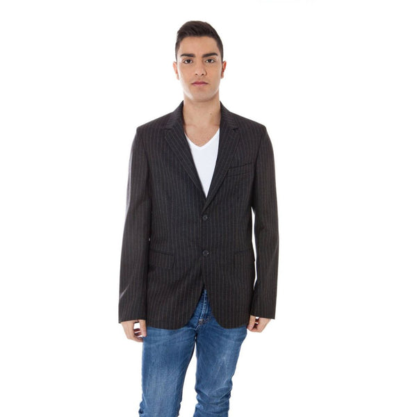 Sleek Wool Blend Designer Jacket Calvin Klein