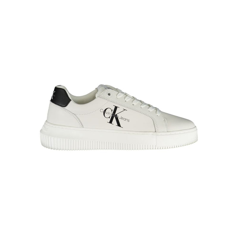 Eco-Chic White Sneakers with Contrast Details Calvin Klein