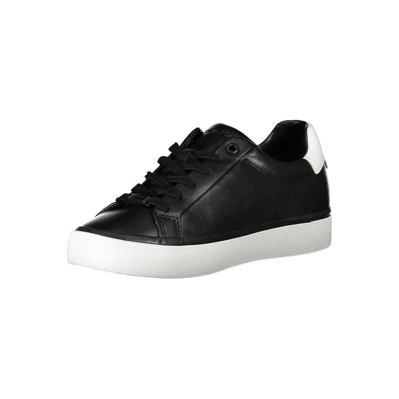 Chic Laced Sports Sneakers with Contrast Details Calvin Klein