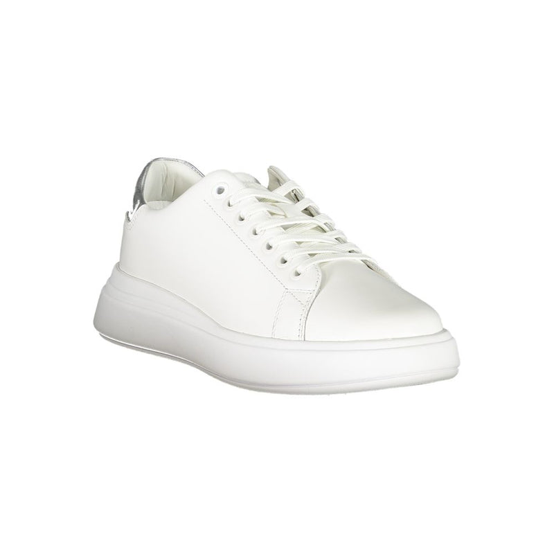 Chic White Sneakers with Contrast Details Calvin Klein