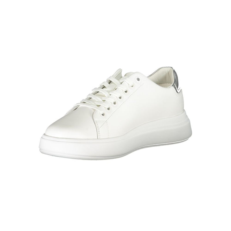 Chic White Sneakers with Contrast Details Calvin Klein