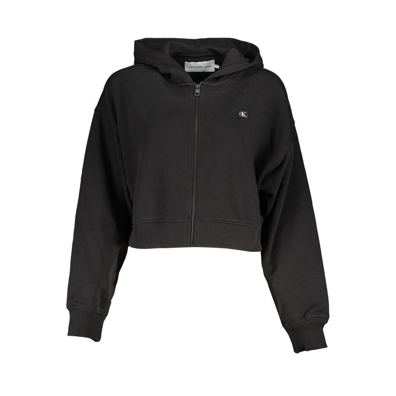 Chic Hooded Sweatshirt in Timeless Black Calvin Klein