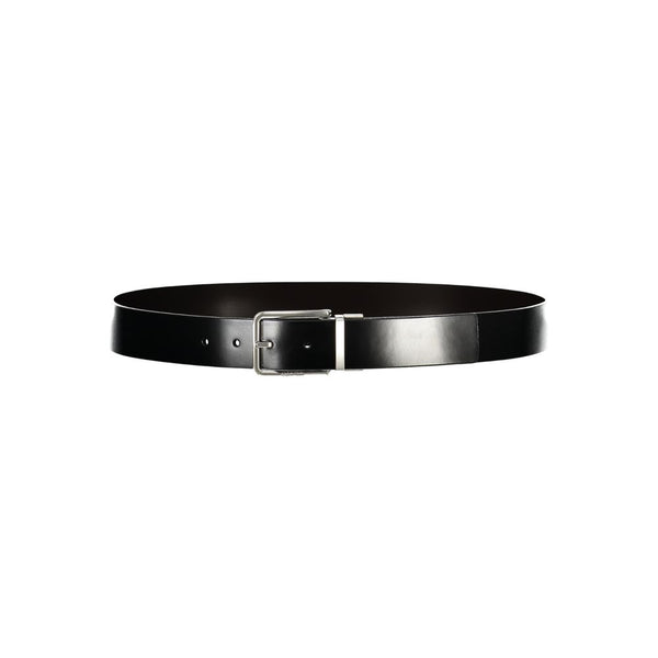 Sleek Reversible Leather Belt - Black/Brown Calvin Klein