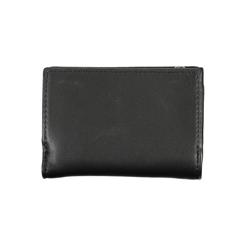 Elegant Black Polyethylene Wallet Calvin Klein