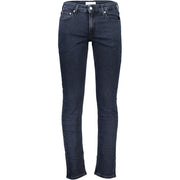 Elevated Blue Jeans with Signature Contrast Detail Calvin Klein