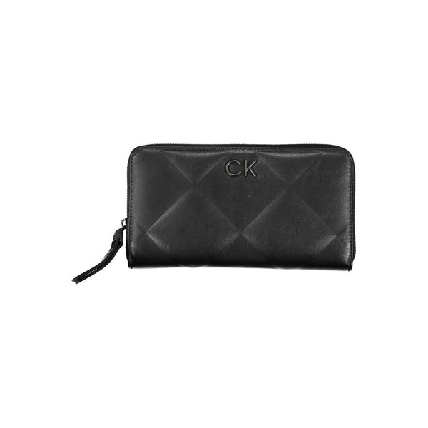 Sleek Black RFID Blocking Wallet with Logo Calvin Klein