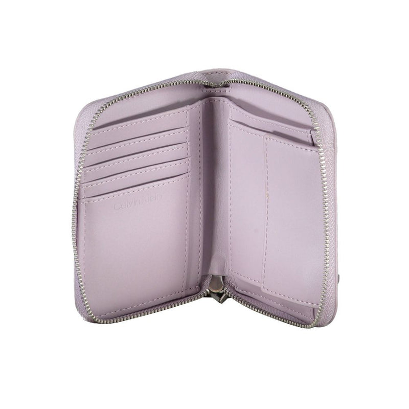 Elegant Purple RFID Wallet with Card Slots Calvin Klein