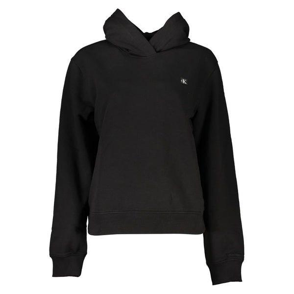 Elegant Hooded Sweatshirt in Timeless Black Calvin Klein