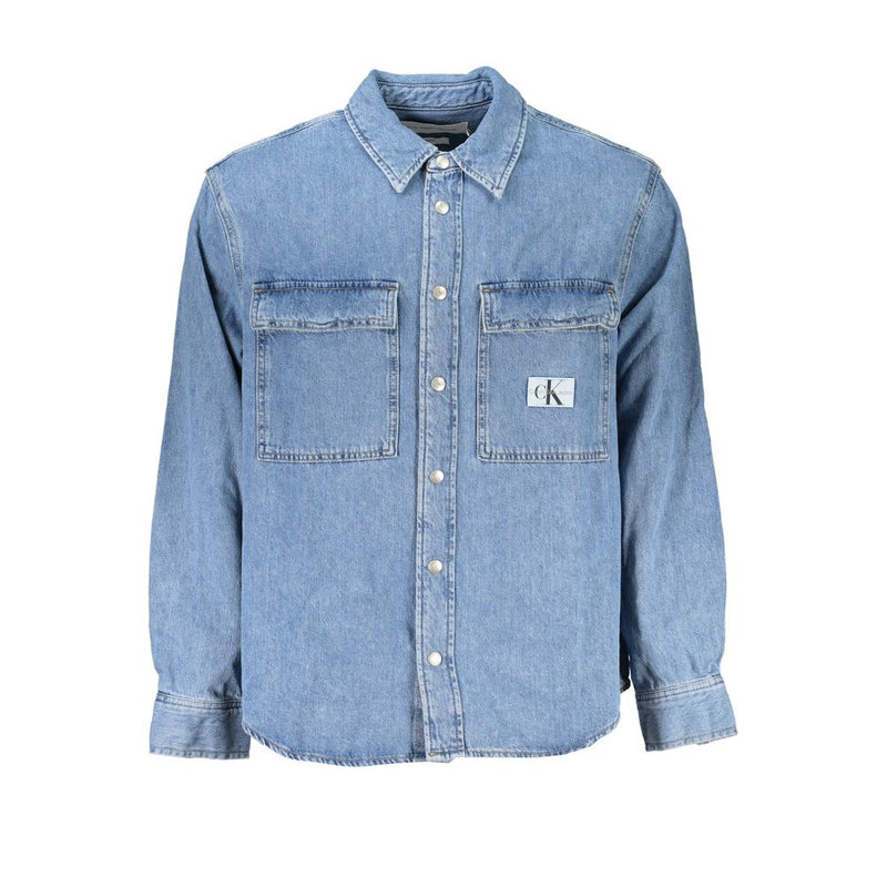 Sophisticated Light Blue Denim Shirt Calvin Klein