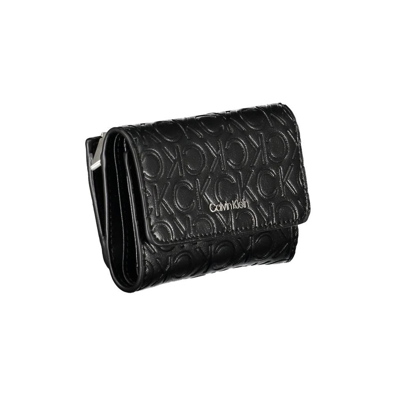 Sleek Black Double-Compartment Wallet Calvin Klein