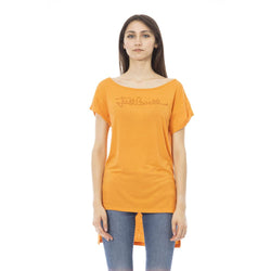 Orange Cotton Women T-Shirt Just Cavalli