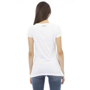 White Cotton Women T-Shirt Just Cavalli