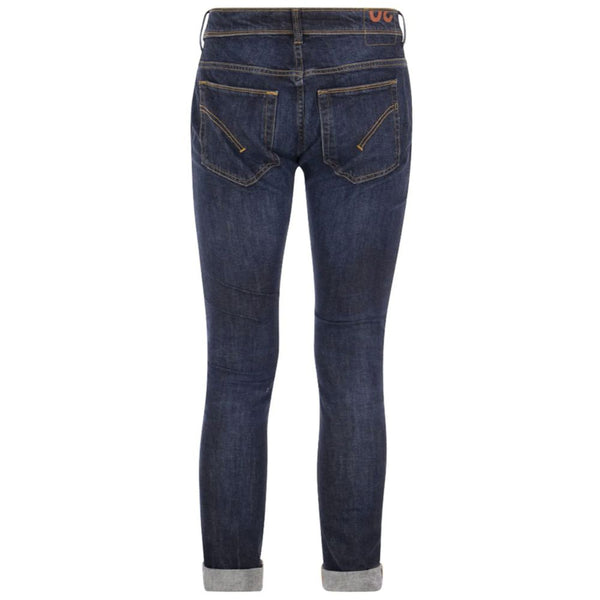 Sleek Skinny Fit Dark Blue Jeans Dondup