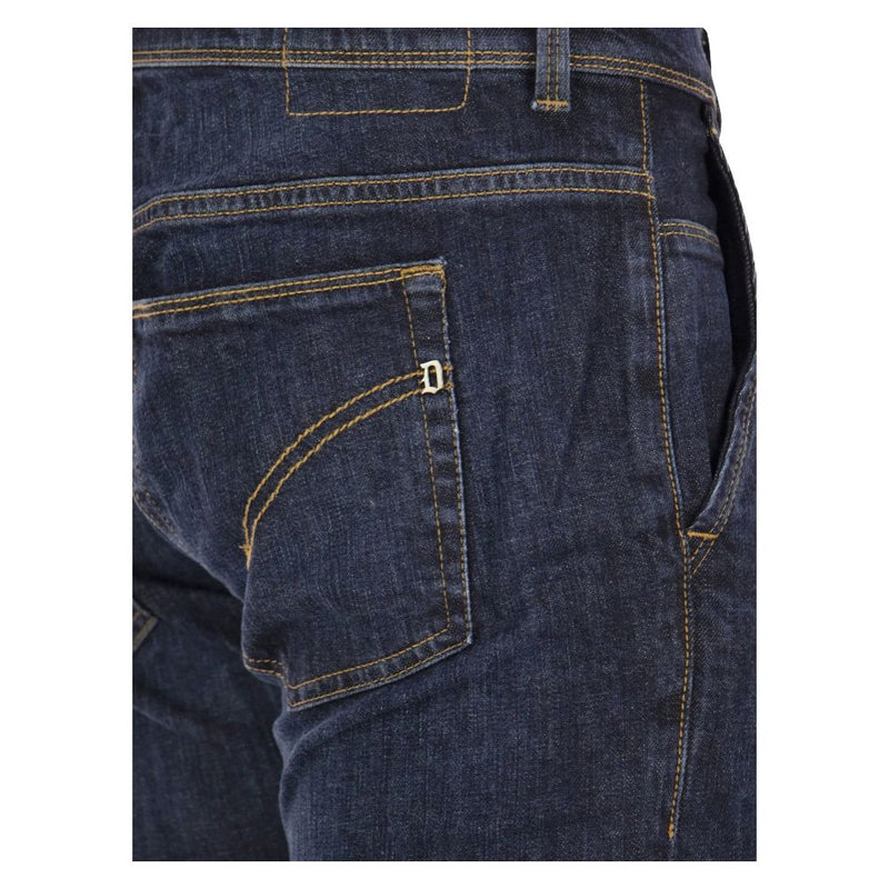 Sleek Skinny Fit Dark Blue Jeans Dondup