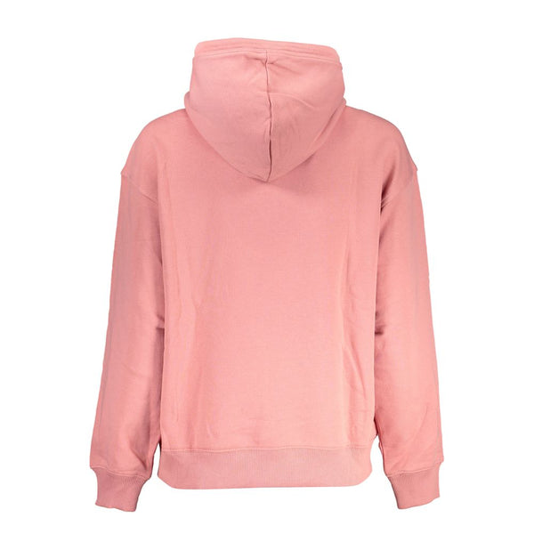 Chic Pink Hooded Cotton Sweatshirt Napapijri