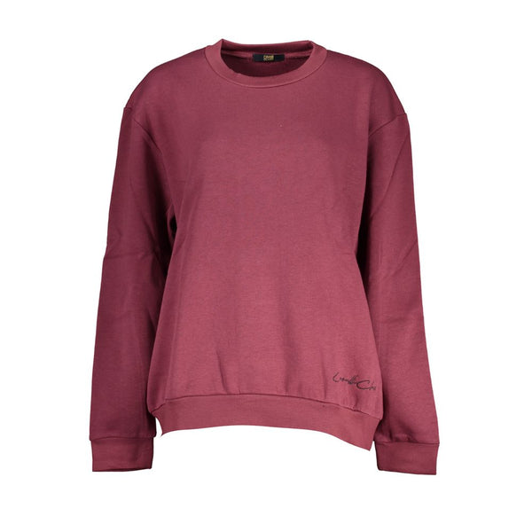 Elegant Fleece Crew Neck Sweatshirt Cavalli Class