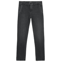 Sleek Black Stretch Denim Jeans Dondup