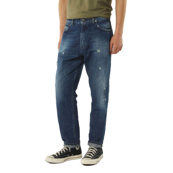 Chic Dondup Paco Denim with Unique Green Stitching Dondup