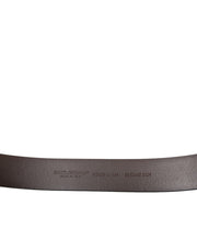 Elegant Brown Calf Leather Belt - Timeless Accessory Dolce & Gabbana