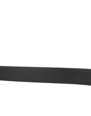 Elegant Black Leather Belt with Metal Buckle Dolce & Gabbana