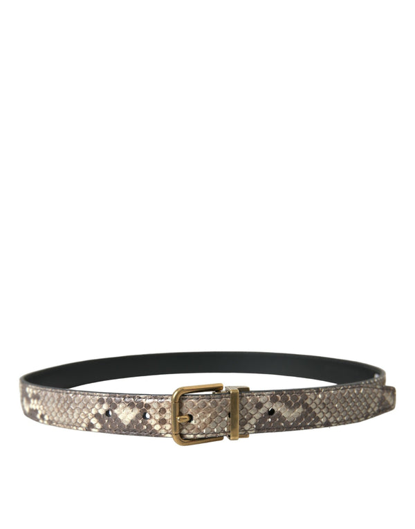 Elegant Italian Leather Belt Dolce & Gabbana