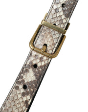 Elegant Italian Leather Belt Dolce & Gabbana