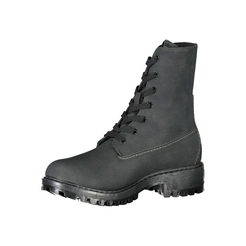 Contrast Lace-Up Fleece Ankle Boots U.S. POLO ASSN.