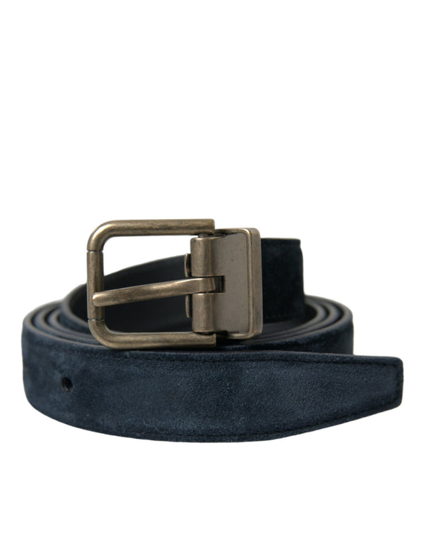 Elegant Suede Calf Leather Belt Dolce & Gabbana