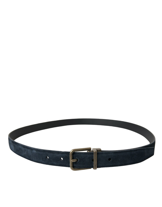 Elegant Suede Calf Leather Belt Dolce & Gabbana