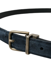 Elegant Suede Calf Leather Belt Dolce & Gabbana