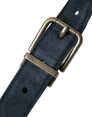 Elegant Suede Calf Leather Belt Dolce & Gabbana