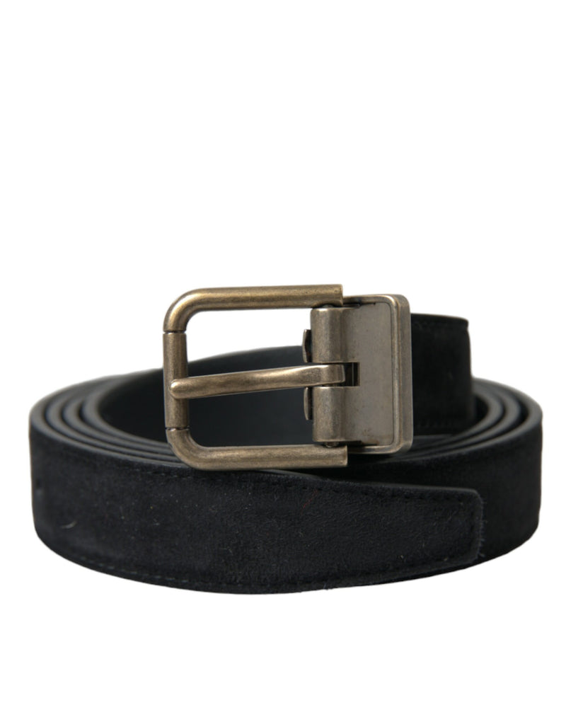 Elegant Suede Calf Leather Belt Dolce & Gabbana