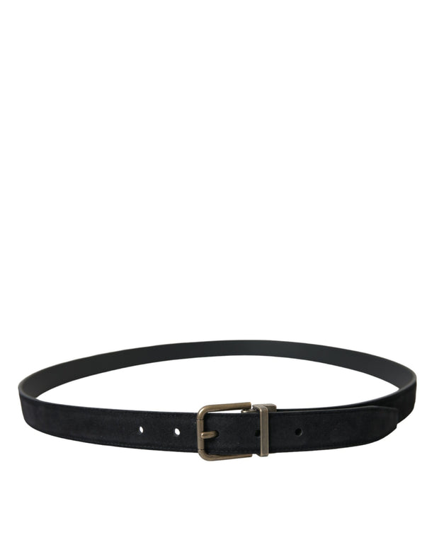 Elegant Suede Calf Leather Belt Dolce & Gabbana