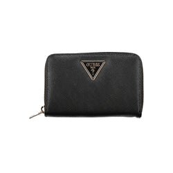 Chic Black Multi-Compartment Wallet Guess Jeans