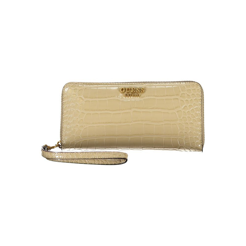 Chic Beige Multi-Compartment Wallet Guess Jeans