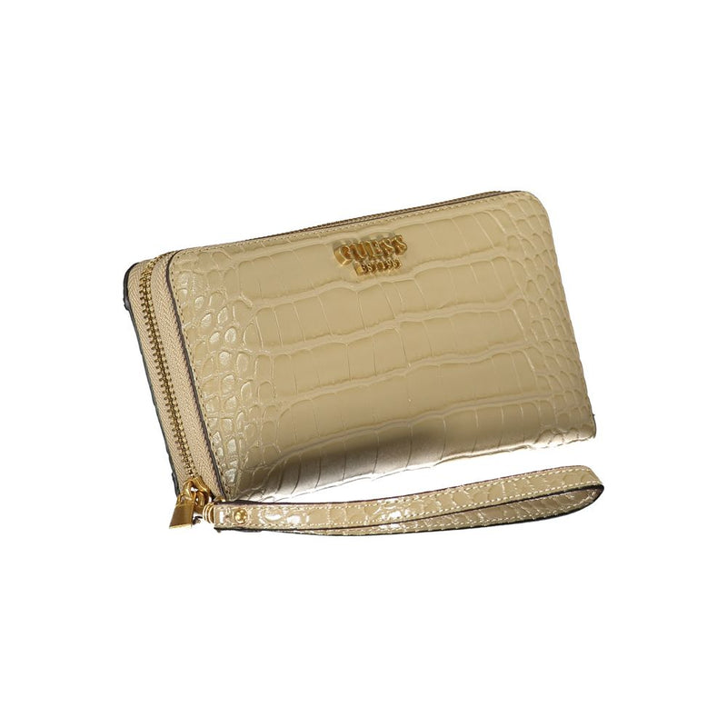 Chic Beige Multi-Compartment Wallet Guess Jeans