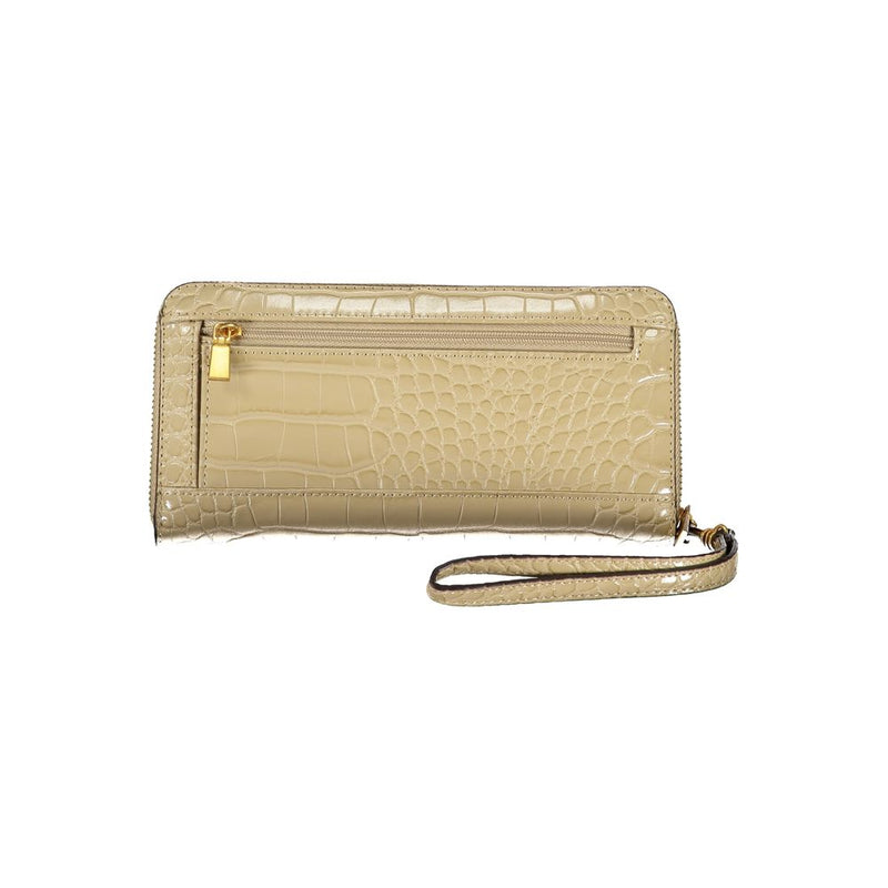 Chic Beige Multi-Compartment Wallet Guess Jeans